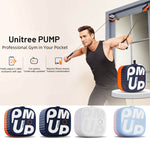 Unitree 펌프 휴대용 홈 짐 펌프 4.4-44lbs 조절 가능한 저항 케이블 머신, 펌프(다크 블루), 펌프(블루 오렌지), 펌프(화이트), 펌프(핑크)