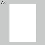 100개 / 팩 A4 자기 접착 프린터 용지, A4 (흰색), A4