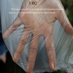 100개 1.6C 방진 방습 플라스틱 PE 포장 봉투, 크기: 45cm x 60cm, 45cm x 60cm