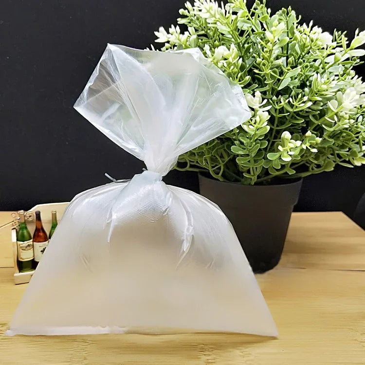 100개 1.6C 방진 방습 플라스틱 PE 포장 봉투, 크기: 45cm x 60cm, 45cm x 60cm