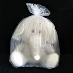 100개 1.6C 방진 방습 플라스틱 PE 포장 봉투, 크기: 45cm x 60cm, 45cm x 60cm