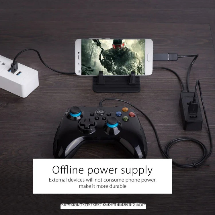 ORICO W5P-U3-30 4포트 USB 3.0 데스크탑 허브, 30cm 마이크로 USB 케이블 전원 공급, W5P-U3-30 블랙
