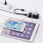 ORICO W5P-U3-30 4포트 USB 3.0 데스크탑 허브, 30cm 마이크로 USB 케이블 전원 공급, W5P-U3-30 블랙