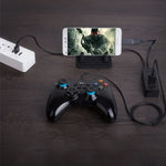 ORICO W5P-U3-30 4포트 USB 3.0 데스크탑 허브, 30cm 마이크로 USB 케이블 전원 공급, W5P-U3-30 블랙