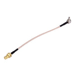 15cm CRC9 수 → SMA 암 케이블, CRC9 90° 엘보우 → SMA (꼬임)