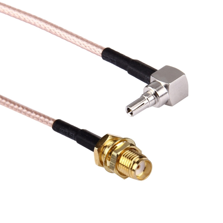 15cm CRC9 수 → SMA 암 케이블, CRC9 90° 엘보우 → SMA (꼬임)