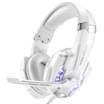 KOTION EACH G9000 3.5mm 게임용 헤드폰 헤드셋 이어폰 헤드밴드 마이크 포함 LED 라이트 노트북 / 태블릿 / 휴대폰용, 케이블 길이: 약 2.2m, G9000