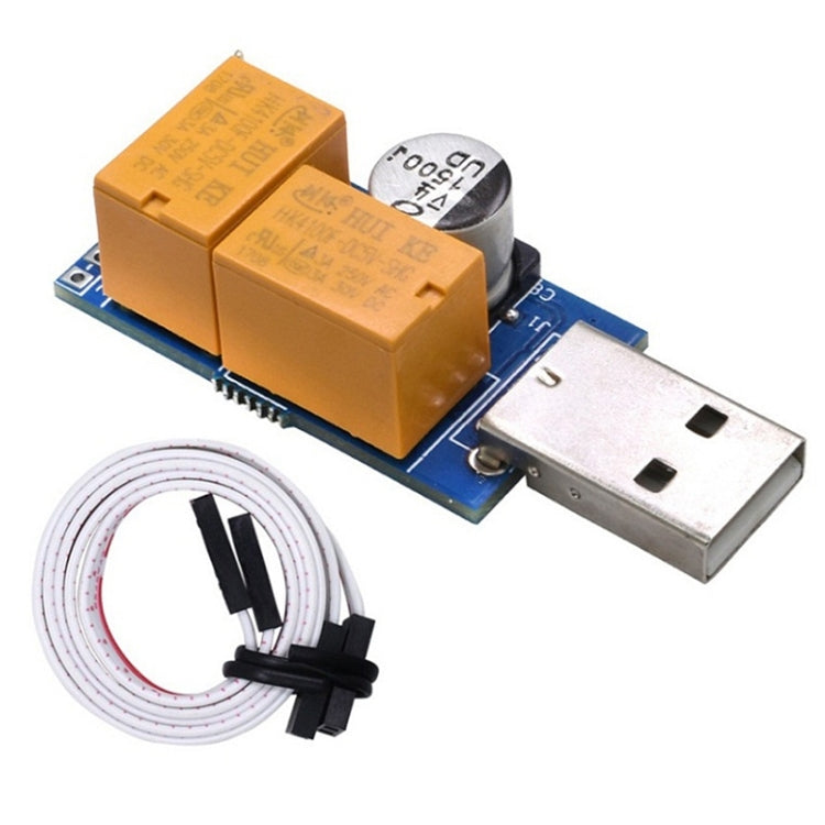 USB 워치독 카드 이중 릴레이 무인 자동 재시작 블루스크린 크래시 타이머 재부팅 24시간 채굴 서버 게임용