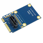 미니 SATA to 7핀 SATA 미니 PCI-E HDD 하드 디스크 드라이브 확장 어댑터 카드
