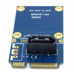 미니 SATA to 7핀 SATA 미니 PCI-E HDD 하드 디스크 드라이브 확장 어댑터 카드