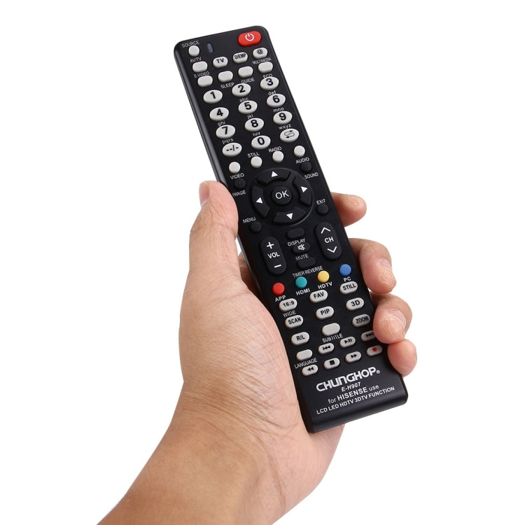 CHUNGHOP E-H907 하이센스 LED LCD HDTV 3DTV용 범용 리모컨, 하이센스 TV용