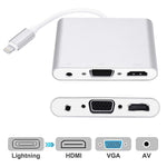 3 in 1 8 핀 to HDMI / VGA / 오디오 어댑터