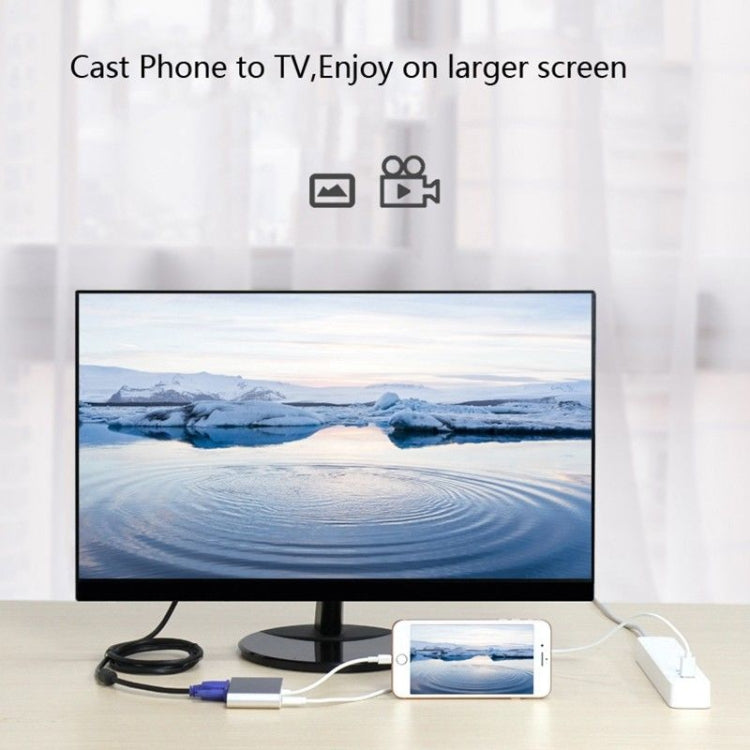 3 in 1 8 핀 to HDMI / VGA / 오디오 어댑터