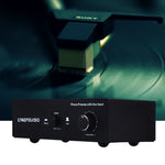 B855 LINEPAUDIO 전화용 프리포노그래프 신호 증폭기 보조 입력 및 볼륨 조절 포함