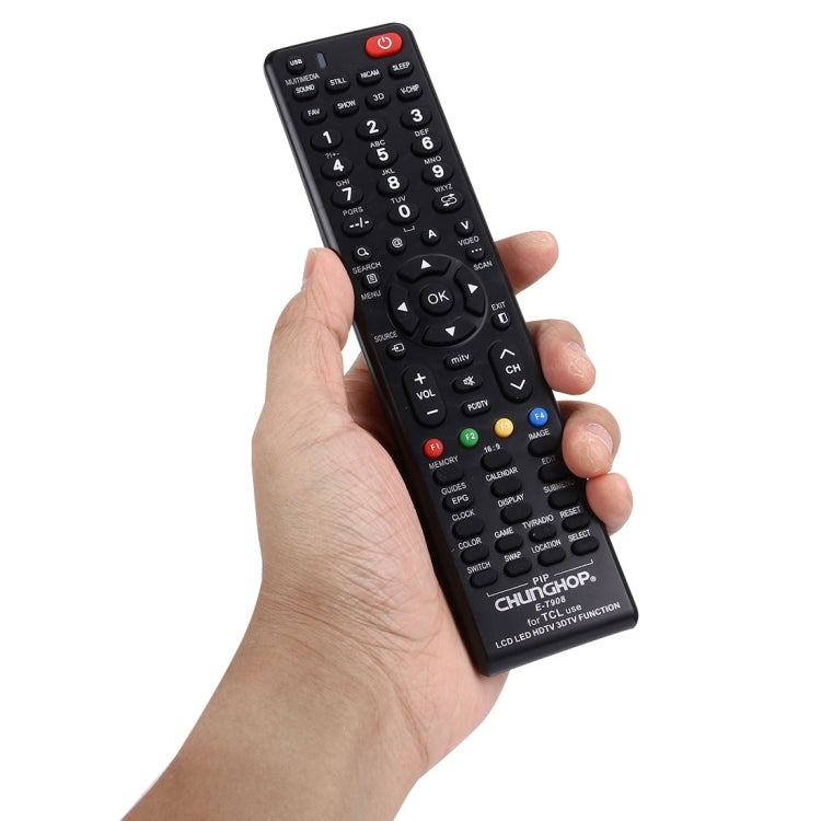 CHUNGHOP E-T908 TCL LED TV / LCD TV / HDTV / 3DTV용 범용 리모컨, TCL TV용