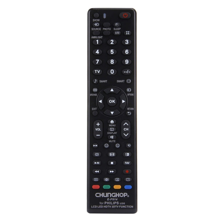 CHUNGHOP E-P914 필립스 LED LCD HDTV 3DTV용 범용 리모컨, 필립스 TV용