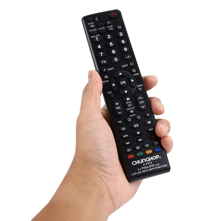 CHUNGHOP E-P914 필립스 LED LCD HDTV 3DTV용 범용 리모컨, 필립스 TV용