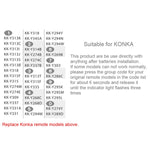 CHUNGHOP E-K906 KONKA LED TV / LCD TV / HDTV / 3DTV용 범용 리모컨, KONKA TV용