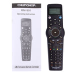 CHUNGHOP RM-L991 TV VCR SAT CBL DVD CD A/C용 학습 기능 탑재 범용 LCD 리모컨, RM-L991
