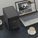 ORICO DS500U3 3.5인치 5베이 자석형 USB 3.0 하드 드라이브 인클로저 블루 LED 표시등 포함, USB 3.0