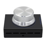 OT-U001 USB 볼륨 조절 PC 컴퓨터 스피커 오디오 볼륨 컨트롤러 노브, OT-U001 (블루), OT-U001 (블랙)