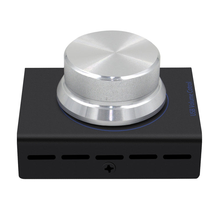 OT-U001 USB 볼륨 조절 PC 컴퓨터 스피커 오디오 볼륨 컨트롤러 노브, OT-U001 (블루), OT-U001 (블랙)