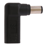 USB-C / Type-C 암-7.4 x 5.0mm 수 플러그 엘보 어댑터 커넥터 HP 노트북용, 7.4 x 5.0mm 엘보 (HP)