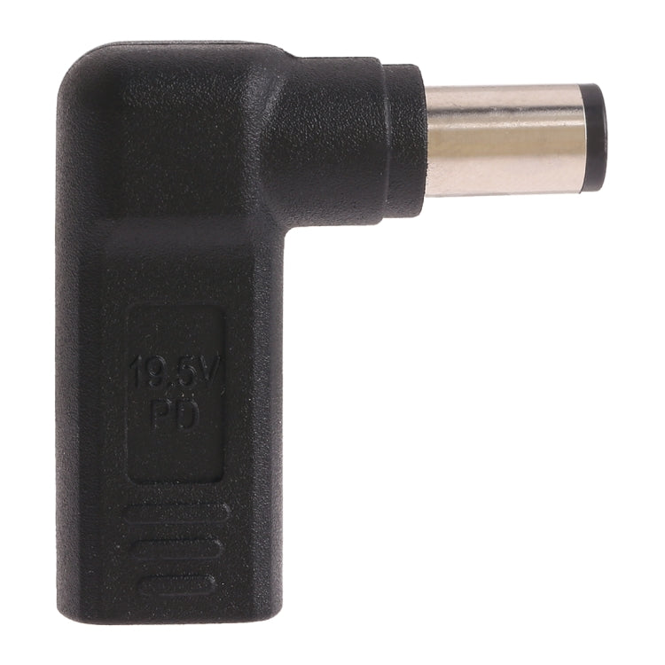 USB-C / Type-C 암-7.4 x 5.0mm 수 플러그 엘보 어댑터 커넥터 Dell 노트북용, 7.4 x 5.0mm 엘보 (Dell)