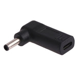 USB-C / Type-C 암컷 to 4.5 x 3.0mm 수컷 플러그 엘보 어댑터 커넥터, 4.5 x 3.0mm 엘보 블랙, 4.5 x 3.0mm 엘보 블루