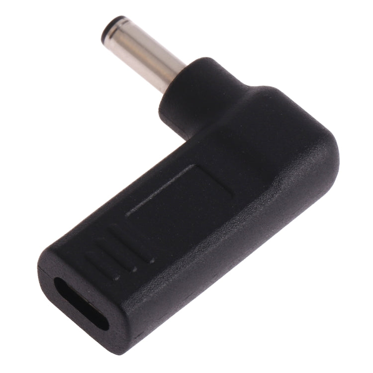 USB-C / Type-C 암컷 to 4.5 x 3.0mm 수컷 플러그 엘보 어댑터 커넥터, 4.5 x 3.0mm 엘보 블랙, 4.5 x 3.0mm 엘보 블루