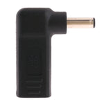USB-C / Type-C 암컷 to 4.5 x 3.0mm 수컷 플러그 엘보 어댑터 커넥터, 4.5 x 3.0mm 엘보 블랙, 4.5 x 3.0mm 엘보 블루