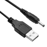 1.5m USB-DC 3.5mm 전원 스프링 코일 케이블, AM-DC 3.5mm, 길이: 1.5m