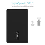 ORICO 2588US3 USB3.0 외장 하드 디스크 박스 2.5인치 SATA HDD / SSD 노트북 PC용 9.5mm