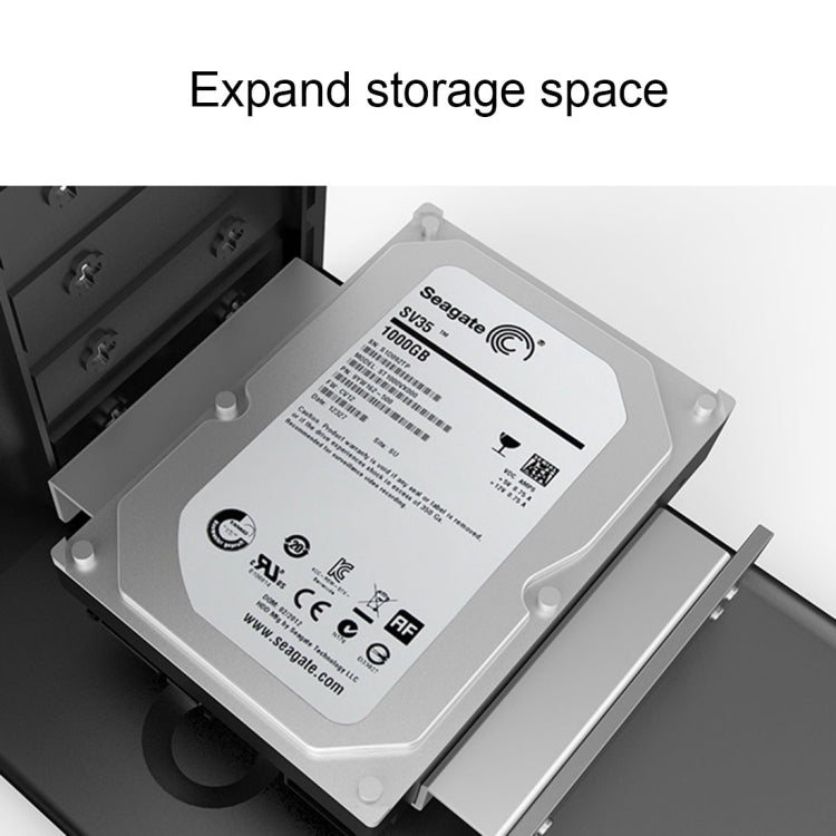 ORICO AC52535-1S 2.5 & 3.5인치 SSD 솔리드 스테이트 랙 알루미늄 하드 드라이브 캐디