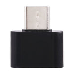 Plastic USB-C / Type-C Male to USB 2.0 Female OTG Data Transmission Charging Adapter
