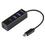 2-in-1 USB 3.1 USB-C / 타입-C to USB 2.0 콤보 3포트 허브 + TF 카드 리더기, 3포트 USB+TF 카드