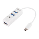 2-in-1 USB 3.1 USB-C / 타입-C to USB 2.0 콤보 3포트 허브 + TF 카드 리더기, 3포트 USB+TF 카드