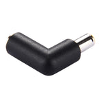 DC 4506 수컷 to DC 7406 암컷 커넥터 전원 어댑터 HP 노트북용, 90도 직각 엘보, DC7909 수컷 to 암컷