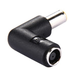 DC 4506 수컷 to DC 7406 암컷 커넥터 전원 어댑터 HP 노트북용, 90도 직각 엘보, DC7909 수컷 to 암컷
