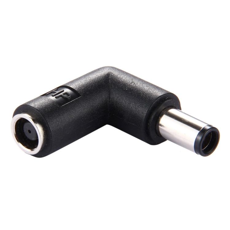 DC 4506 수컷 to DC 7406 암컷 커넥터 전원 어댑터 HP 노트북용, 90도 직각 엘보, DC 7406 수컷 to 암컷