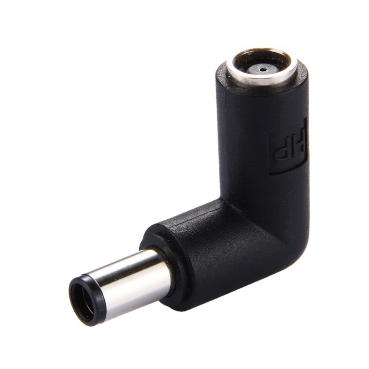 DC 4506 수컷 to DC 7406 암컷 커넥터 전원 어댑터 HP 노트북용, 90도 직각 엘보, DC 7406 수컷 to 암컷