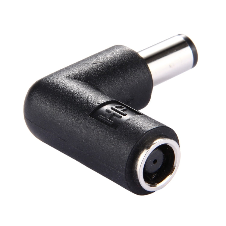 DC 4506 수컷 to DC 7406 암컷 커넥터 전원 어댑터 HP 노트북용, 90도 직각 엘보, DC 7406 수컷 to 암컷
