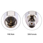 FME 수컷 to SMA 암컷 커넥터 어댑터, F 수컷 to SMA 암컷