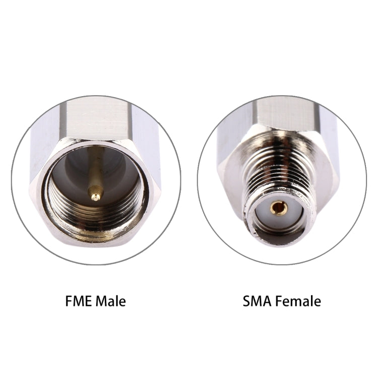 FME 수컷 to SMA 암컷 커넥터 어댑터, F 수컷 to SMA 암컷