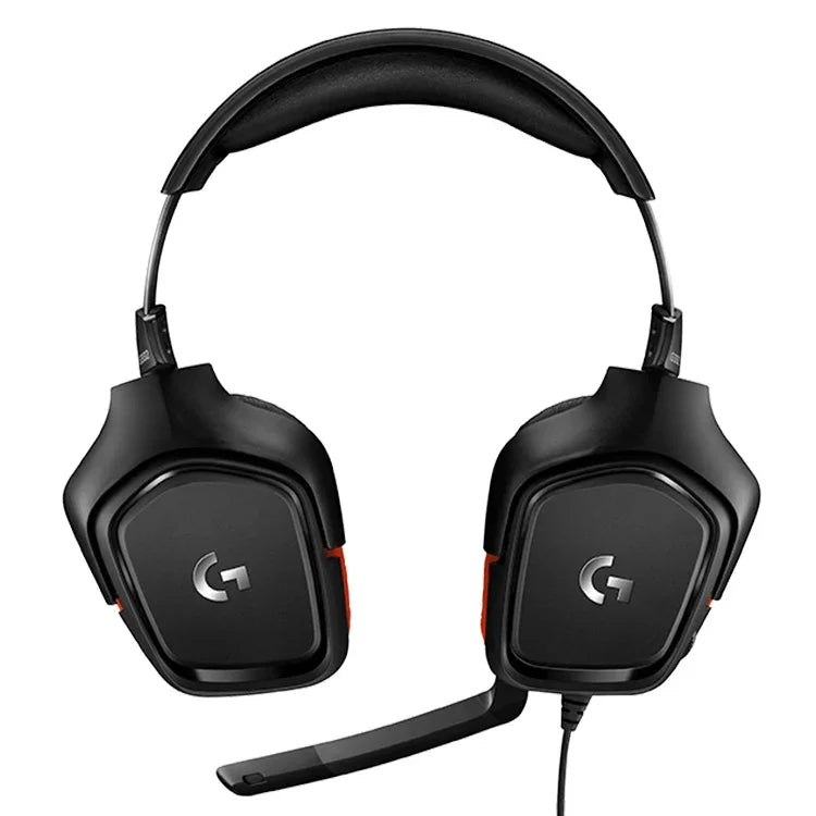 Logitech G331 돌비 7.1 서라운드 사운드 스테레오 접이식 노이즈 감소 경쟁용 게임용 헤드셋, G331