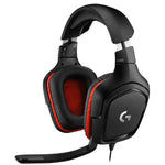 Logitech G331 돌비 7.1 서라운드 사운드 스테레오 접이식 노이즈 감소 경쟁용 게임용 헤드셋, G331