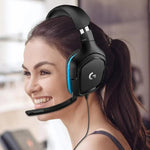 Logitech G431 돌비 7.1 서라운드 사운드 스테레오 접이식 노이즈 감소 경쟁용 게임용 헤드셋, G431