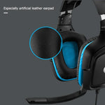 Logitech G431 돌비 7.1 서라운드 사운드 스테레오 접이식 노이즈 감소 경쟁용 게임용 헤드셋, G431