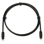 EMK 1m OD4.0mm 토스링크 수컷 to 수컷 디지털 광 오디오 케이블, 길이: 1m