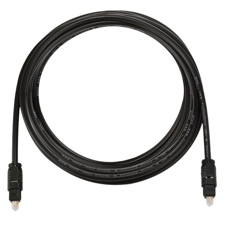 EMK 2m OD4.0mm 토스링크 수컷 to 수컷 디지털 광 오디오 케이블, 길이: 2m